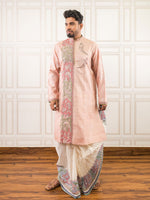 Load image into Gallery viewer, Bird Kantha Embroidered Cotton Dhoti