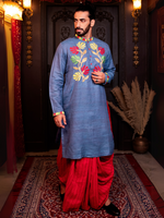 Load image into Gallery viewer, Zinnia - embroidered panjabi