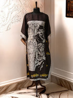 Load image into Gallery viewer, Chaplin in Kolkata black-n-white (Kaftan)