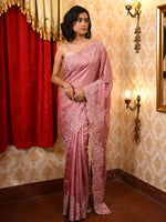 Load image into Gallery viewer, Peonies cutwork saree