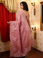 Load image into Gallery viewer, Peonies cutwork saree