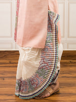 Load image into Gallery viewer, Bird Kantha Embroidered Cotton Dhoti