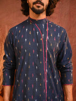 Load image into Gallery viewer, Hateu Ikat Kurta - Red
