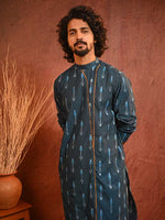 Load image into Gallery viewer, Hateu Ikat Kurta - Yellow