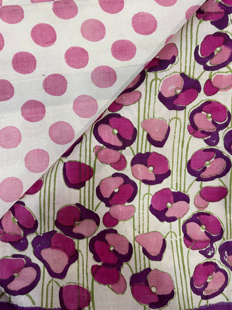 Shapla Phul (block print saree)