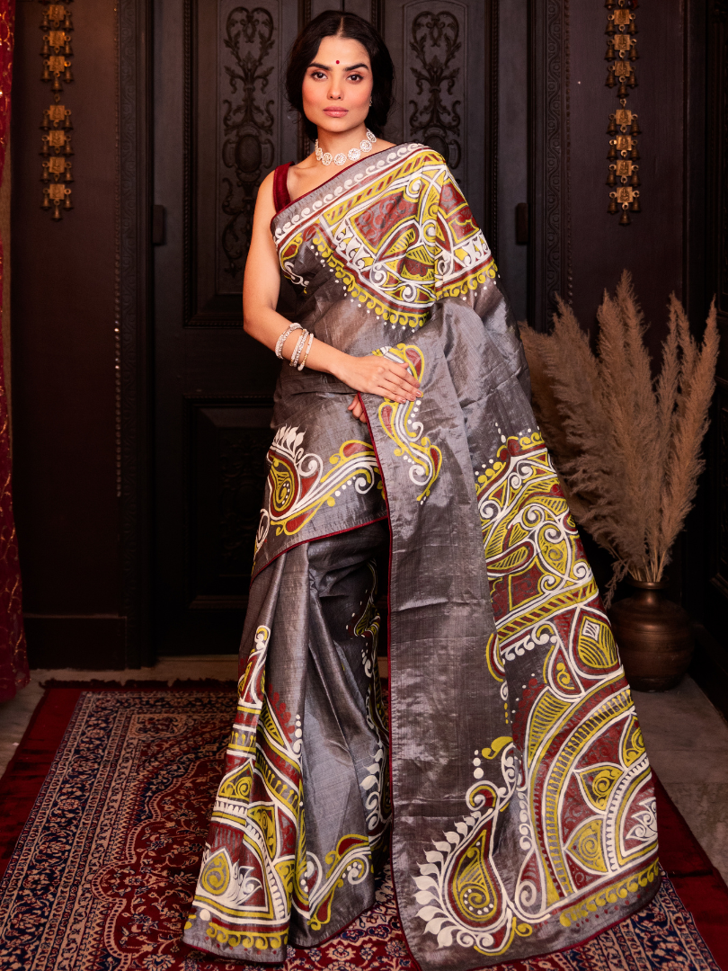 Kubera - alpona saree