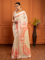 Load image into Gallery viewer, Karuna - alpona saree
