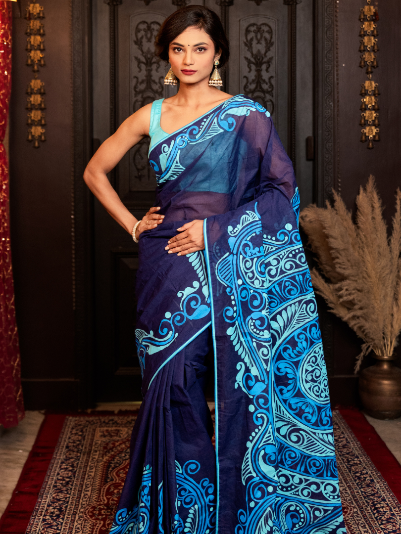 Ambar - alpona saree