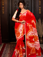 Load image into Gallery viewer, Rohini - alpona saree
