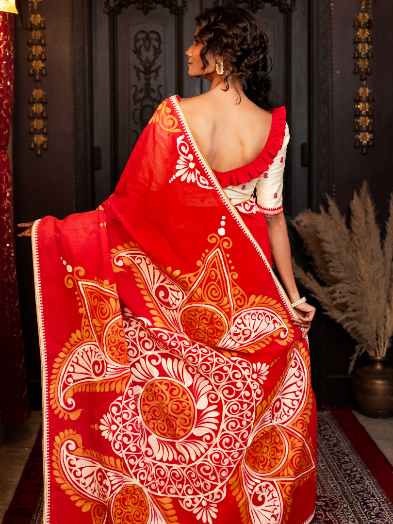 Rohini - alpona saree
