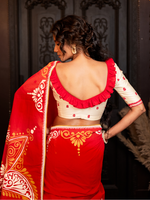 Load image into Gallery viewer, Rohini - alpona saree
