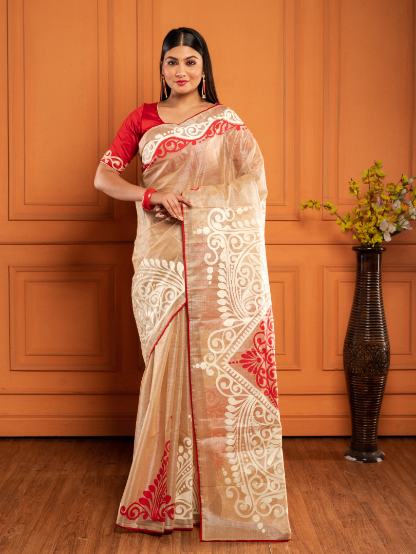 Agamani - alpona saree