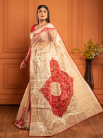 Load image into Gallery viewer, Agamani - alpona saree
