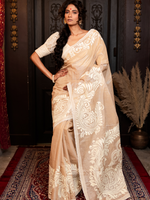 Load image into Gallery viewer, Baani - alpona saree

