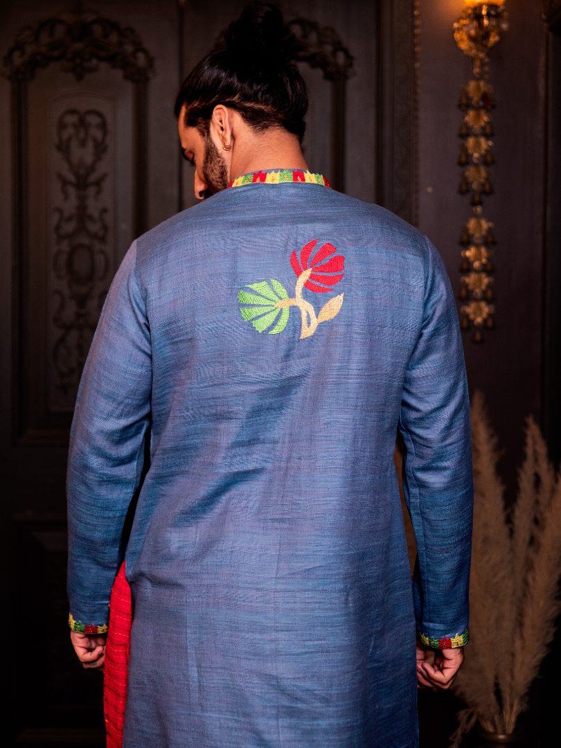 Zinnia - embroidered panjabi