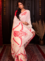 Load image into Gallery viewer, Rukmini - alpona saree
