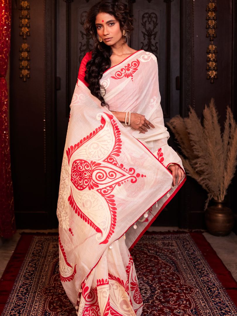 Rukmini - alpona saree