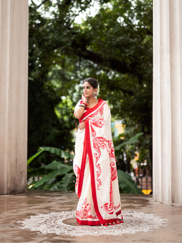 Exclusive Hand-Painted Sarees | Ichchhapuron Boutique Kolkata