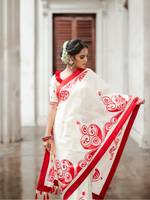 Load image into Gallery viewer, Padmakshi - alpona saree
