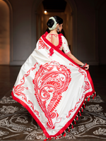 Load image into Gallery viewer, Padmakshi - alpona saree
