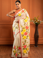 Load image into Gallery viewer, Phoolel - Floral painted saree
