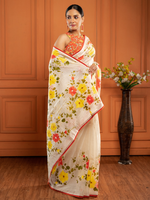 Load image into Gallery viewer, Phoolel - Floral painted saree
