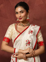 Load image into Gallery viewer, Dola cotton satin blouse - Cream