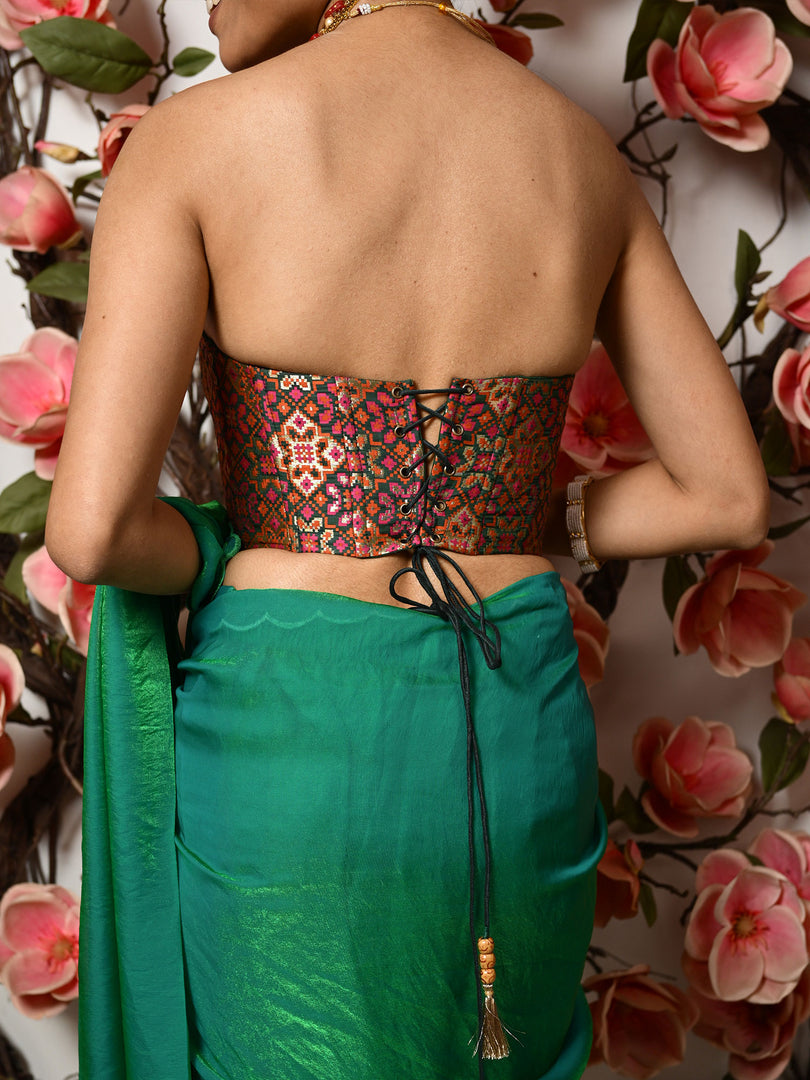 Jade - corset blouse