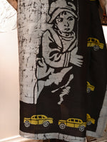 Load image into Gallery viewer, Chaplin in Kolkata black-n-white (Kaftan)