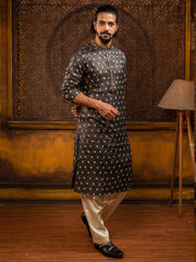 Dhruv - Embroidered Kurta (Pink)