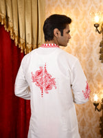 Load image into Gallery viewer, Vikram - cotton silk panjabi