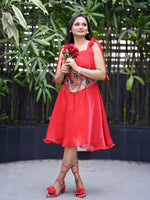 Load image into Gallery viewer, Amora (Red flowy dress)