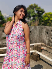 Fleur (Floral button-down dress)